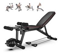 Strength Training Benches Adjustable,weight Bench Foldable With Leg Extensions,Folding Flat/Incline/Decline FID Bench,weight Bench For Full Body Strength Training Home Gym