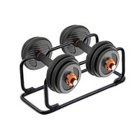 Strength Training Equipment Fitness Equipment Strengthened Weight Lifting Steel Home Office Durable Dumbbell Rack Barbell Storage Stand Accessory Compact,Black-L