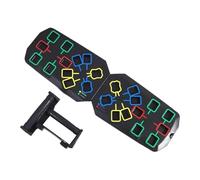 Strength Training Pushup Stand, Push Up Grip Board, Professional Foldable Exercise Equipment, Non-Slip, Muscle Building Tool, Strength Conditioning Training Equipment for Training