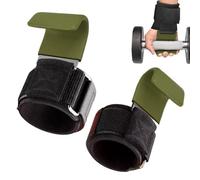 Strength Training Wrist Bands | Grip Hook | 2 Pieces Ergonomic Mad Wrist Straps with Hooks and Supports for Home Exercise Exercise, Strength Training and