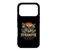 Strength Will Rise Isaiah 4031 Eagle with Mountain Sunset Case for iPhone 17 Pro