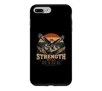 Strength Will Rise Isaiah 4031 Eagle with Mountain Sunset Case for iPhone 7 Plus/8 Plus