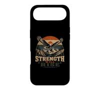 Strength Will Rise Isaiah 4031 Eagle with Mountain Sunset Case for iPhone Air