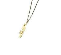 Strength Wisdom Love Ancient Irish Tree Alphabet Necklace Ogham Nordic Geometric Amulet