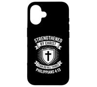 Strengthened By Christ I Can Do All Things Philippians 4:13 Case for iPhone 16