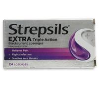 Strepsils Extra Blackcurrant 24 Lozenges