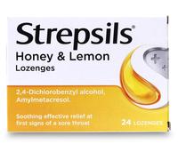 Strepsils Lozenges Honey & Lemon Pack of 24