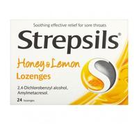 Strepsils Honey & Lemon Lozenges 24 Pack