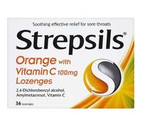 Strepsils Orange with Vitamin C 100mg 36