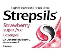 Strepsils Strawberry Sugar Free