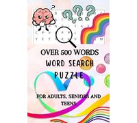 Stress / Anxiety Relief, Mindfulness Word Search Puzzle for Adults, Seniors: Brain Busters, Fun and Relaxing, Solutions Included, Activity Book to ... Adults, For Road Trip, Holiday, Travel, 6"X9"