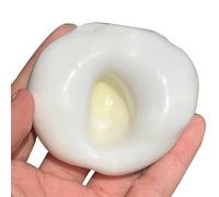 Stress Ball Crunchy Sand Squishy Vacuum Filled Grape Squishy Balls Stressball Glutinous Fidget Colorful Squeeze Shapeable Slow Rising Relief Cheese Sand Glutinous Ball Sensory (6cm/2.36 inch)