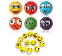 Stress Ball For Kids, Set For Classroom Rewards Travel Car Desk Calm Focus Fun, Stress Toys Squeeze Ball With Stress Relief Toys Stress Balls Party Pack Emoji Faces Soft Sensory Hand Exercise Grip