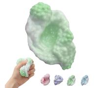 Stress Ball Grape, Stress Ball Maker, Handcrafted Sensory Squeeze Ball, Slow Rebound Tactile Squish Toy, Anxiety Calming Fidget Relief Balls, Portable Desk Stress Reducer for Focus and Study