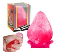 Stress Balls Squishies Toys, Pink Stress Cube Stress Ball, Stress Balls for Adults, Anxiety Relieving Stress Toys for Kids Adults, Sensory Cubic Stress Relief Ball Toys