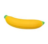 Stress Banana Toy Stretchy TPR Novelty Deformable Play Sand Toy Pinch for Kids and Adults (Yellow, One Size)