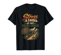Stress Caused By Not Hiking Enough Funny Hiker Gift Vintage T-Shirt