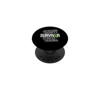 Stress Depression Survivor Anxiety Awareness Green Ribbon PopSockets Adhesive PopGrip