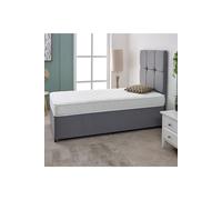 Stress-Free Hybrid Mattress 18cm Deep Memory Foam and Spring Support Starlight Beds White Small Single