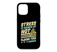 Stress Is Caused By Not Playing Tuba Enough Case for iPhone 12/12 Pro