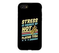 Stress Is Caused By Not Playing Tuba Enough Case for iPhone SE (2020) / 7/8