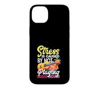 Stress Is Caused By Not Playing Ukulele Enough Musician Case for iPhone 14 Plus