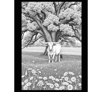 Stress reducing Adult Coloring Book: RANCH LIFE OUT WEST