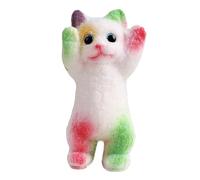 Stress Relief Cat Toy Soft Cat Toy To Squeeze Material Relaxation Pinching Vent For Adults Kids Work Study Home Travel Office Long Trips Party Favors Classroom Prizes Desk Decor