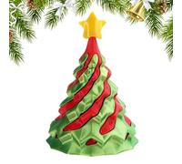 Stress Relief Christmas Tree | Sensory Winter Relaxation, 3D Print Christmas Tree Stacking Toy for Boys Girls Teenagers Adults Home and School Environment