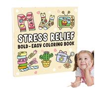Stress Relief Coloring Book, Animal Coloring Book, 48 Sheets Doodle Book, Relaxing Coloring Book, Stress- Art Book, Adult Coloring Book, Kids Doodl for Men Women Children Birthday Easter Christmas