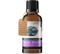 Stress Relief Essential Oil Blend 30ml - Bergamot & Lavender Aromatherapy Oil for Diffusers | Calmer Solutions Stress Buster