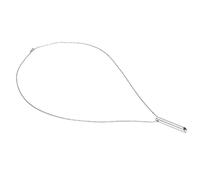 Stress Relief Mindful Necklace, Breathing Necklace Spiritual Jewelry Breathing Exercise Device Anxiety Whistle Necklace for Habitual Breath Practice, Meditation, Anxiety Relief