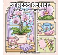 Stress Relief - Panel Art Coloring Book: Anxiety Relief Coloring Book for Adults with Mindful Comic Style Panel Layouts and Bold Line Art for Relaxation