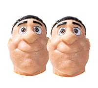 Stress Relief Pimple Popping Toy for Adults, 2026 New Refillable Pimple Blackhead Popping Toy, Big Head SqueezeToy for Stress & Anxiety Relief, Funny Gag Gift for Teens & All Ages (2*Black)