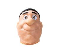 Stress Relief Pimple Popping Toy for Adults, 2026 New Refillable Pimple Blackhead Popping Toy, Big Head SqueezeToy for Stress & Anxiety Relief, Reusable Sensory Activities For Adults Kids (Black)