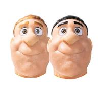 Stress Relief Pimple Popping Toy for Adults, 2026 New Refillable Pimple Blackhead Popping Toy, Big Head SqueezeToy for Stress & Anxiety Relief, Funny Gag Gift (Black+Brown)