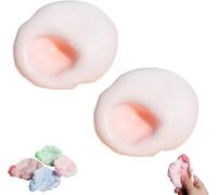 Stress Relief Sand Glutinous Balls,Sensory Fidget Squeeze Toy Soft Grape Stress Relief Ball,Sensory Fidget Squeeze Toys Shapeable Ball Reliever Pinch Toy,Slow Rising Hand Exercise Toys For Kids Adult