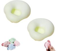 Stress Relief Sand Glutinous Balls,Sensory Fidget Squeeze Toy Soft Grape Stress Relief Ball,Sensory Fidget Squeeze Toys Shapeable Ball Reliever Pinch Toy,Slow Rising Hand Exercise Toys For Kids Adult