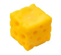 Stress Relief Slow Rising Cheese Block,Shapeable Cheese Squeeze Toy, Simulated Food Pinch Fidget Toy, Party Favors Yellow