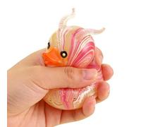Stress Relief Toy, Duck Shape Calming Party Favors, Sensory Squeeze Toy for Classroom Dorm College Relaxation Tool Play Accessory Portable Fun Device, for Travel Road Trip Holiday Children Adults