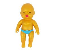 Stress Relief Toy Golden Doll For Adult Stretching Squeeze Fidgets Children Festival Goodie Bag Fillers Stress Relief Toy Novelty Gift Collectible Figurine