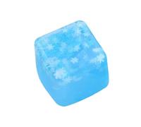 Stress Relief Toy Ice Cube - Sensory Fidget For Anxiety, Slow Rebound Elastic Rubber With Glitter, Calming Ocean Cube For Adults & Kids, Portable Pocket Size (Multiple Sizes 1.2"-2.2") 5cm