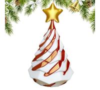 Stress Relief Toy with Impossible Cone | Not Impossible Sculpture, Christmas Tree, Printed Footsteps Toy, Funny Sculpture for Decoration