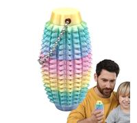 Stress Relieving Dragon Charm - 3D Printed Portable Keychain, Creative Fidget Tool, Durable Calming Tool | Decorative Desk Bag For Home, Toys For Adults, Kids, Four