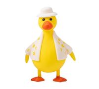 Stress-relieving Toy, Soft Stretchy Stress Relief Design, 10x9.4cm, Squeeze Toy Duck, Stretchy Duck Toys, Non Sticky Comfortable Material, For Kids Classroom Prizes Gift Bags Holiday Use