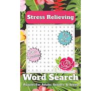 Stress Relieving Word Search Puzzle Book: Word Searches with Easy to Read Print about Stress Relief, Calmness, Anxiety and More | 6x9 inches, 110 ... Gift for Vacations, Holidays, and Free Times