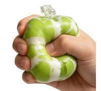 Stress Squeeze Toy, 2.36 Inch Green Grape Cracking Slow Rising Clay Ball, Sensory Fidget Toy for Kids, Teens & Adults, Home, School, Classroom, Dorm, College, Travel, Road Trips & Holidays