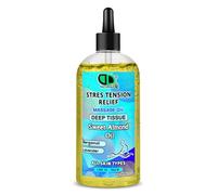 Stress Tension Relief Massage Oil - Deep Tissue Therapy for Relaxation & Mental Calm - Fast-Absorbing, Skin-Friendly - Soothing Massage Blend for Evening Relaxation & Better Sleep (50ml Clear Dropper)