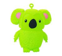 Stress Toy Large Cute Koala Soft Pinch Doll Music Glue Vent for Kids and Adults (Green, A)