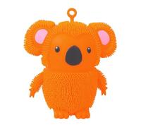 Stress Toy Large Cute Koala Soft Pinch Doll Music Glue Vent for Kids and Adults (Orange, A)